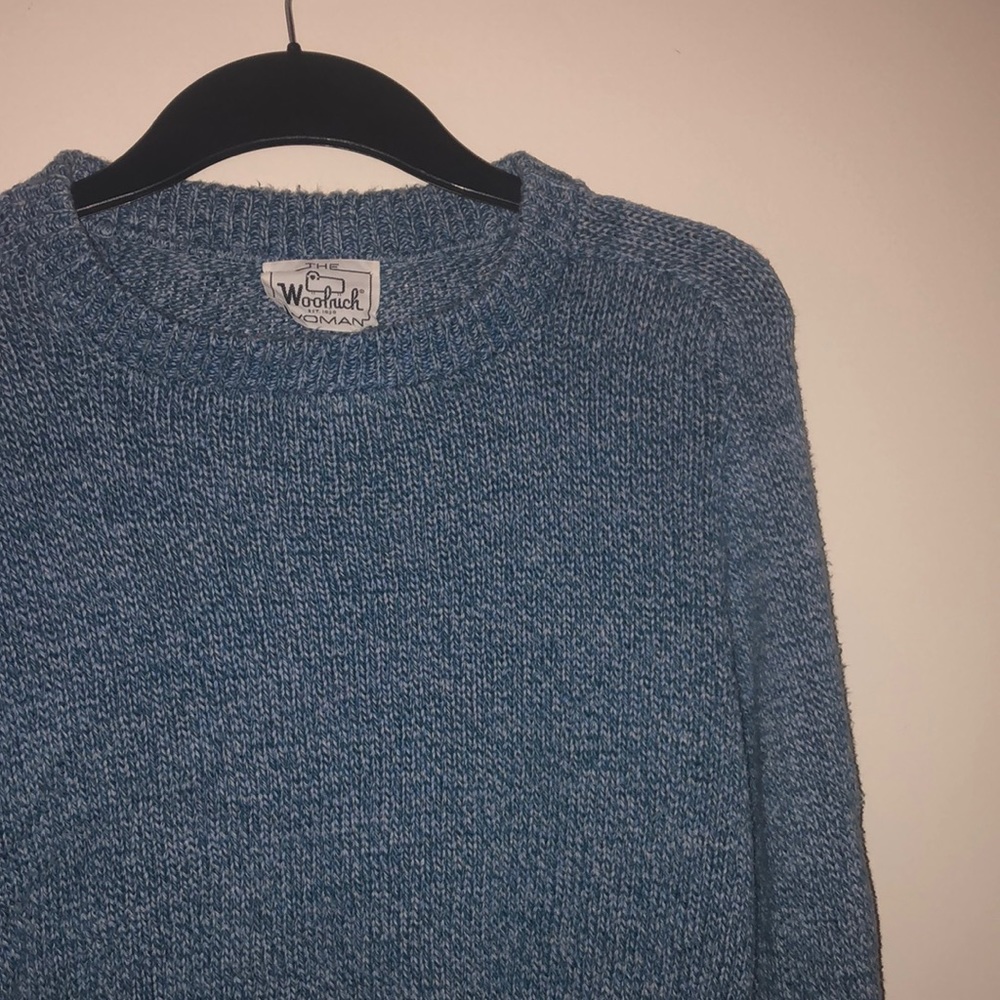 Blue sweater!